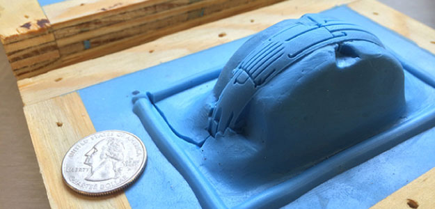 3Dプリンターを使った試作品