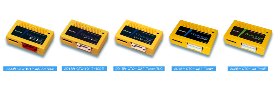 インタープランのTVキャンセラー開発実績